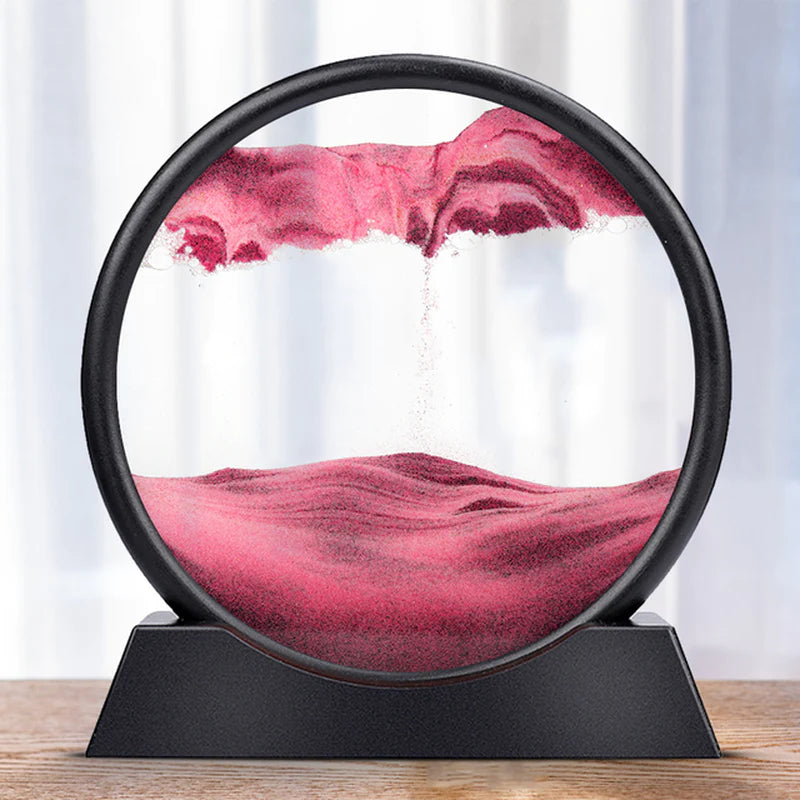 Cuadro de Arena en Movimiento 3D – Arte Relaxante y Decorativo