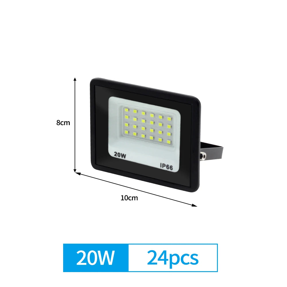 Reflector LED de Alta Potencia – 100W, 200W y 300W, IP66 Impermeable