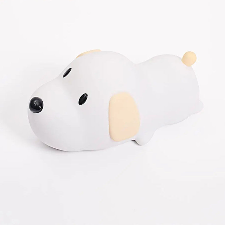 Night Light Panda Animal Lovely Gift Duck Rabbit Dog Cute Silicone Lamp Pat Control Warm Soft Colorful Light USB Rechargeable