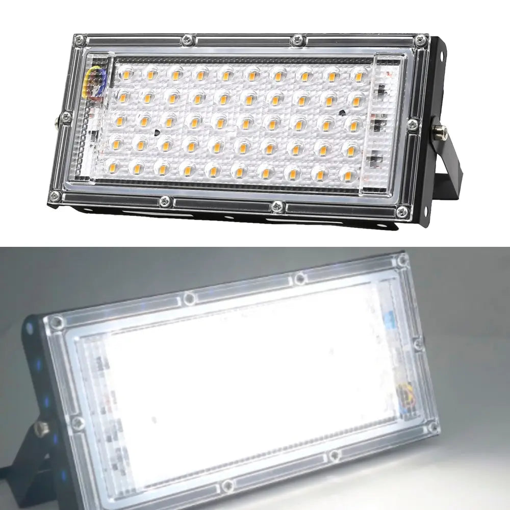 Reflector LED 50W para Exteriores – Potencia, Resistencia y Estilo