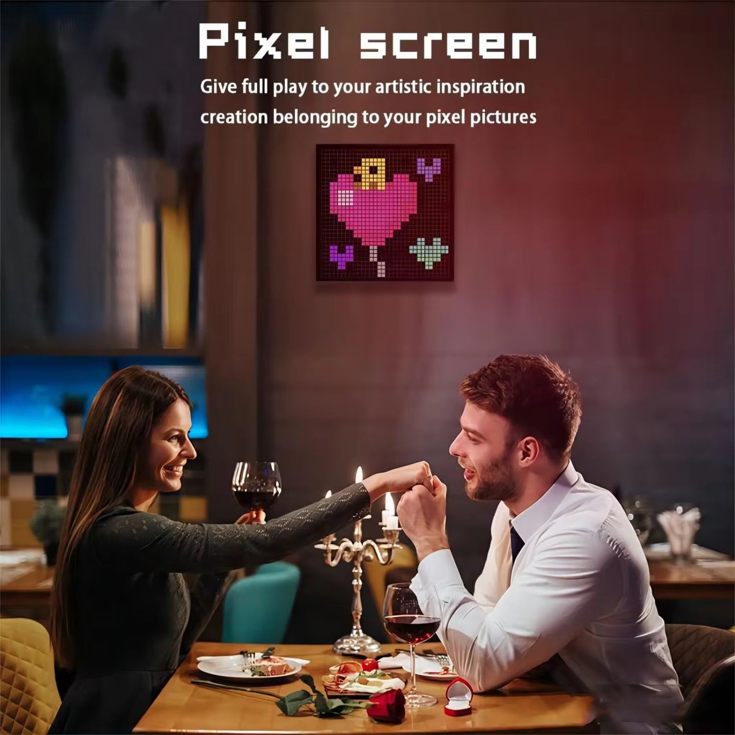 Pantalla LED Pixelada Inteligente RGB – Control Bluetooth y App DIY