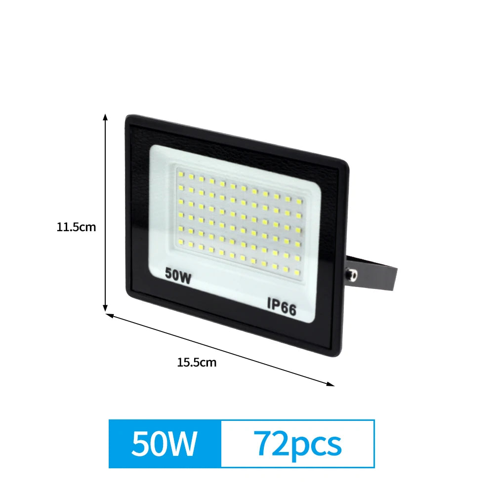 Reflector LED de Alta Potencia – 100W, 200W y 300W, IP66 Impermeable