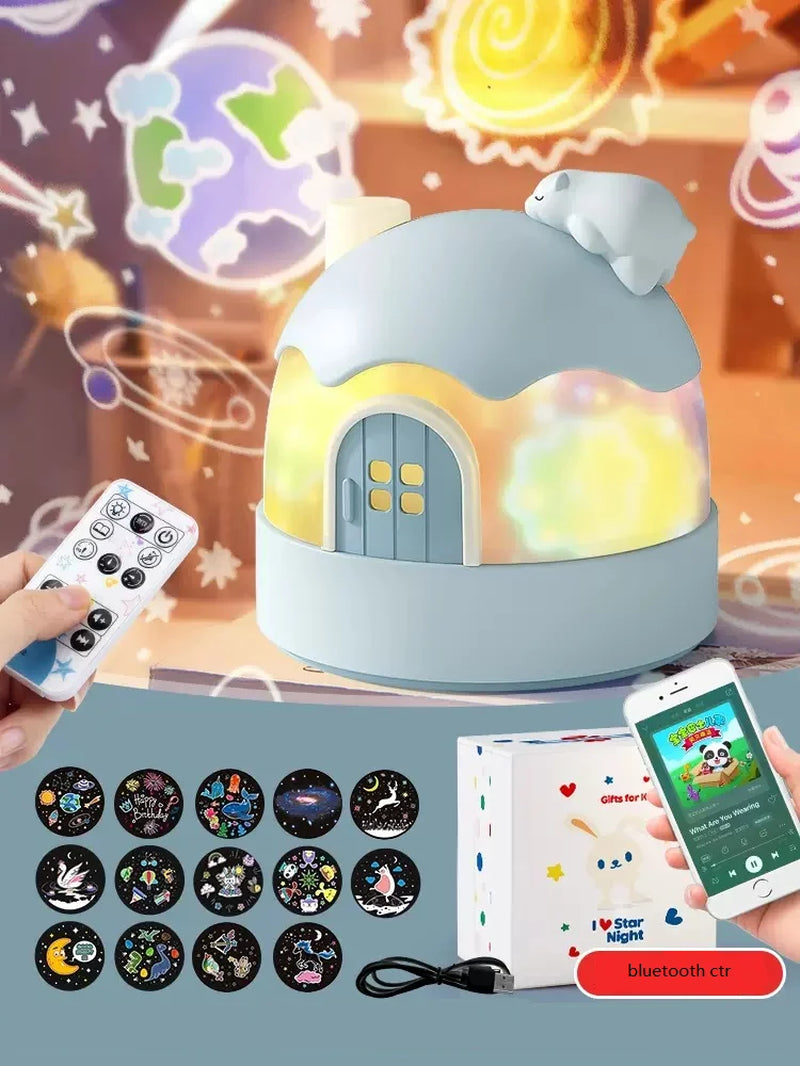 Proyector de Estrellas Infantil con Luz Nocturna LED