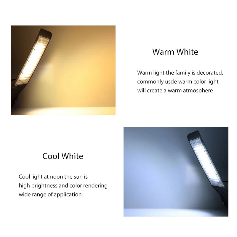 Waterproof IP65 LED Street Light 100W LED Floodlight 220V Spotlight Wall Light Outdoor Garden Road Street Pathway Spotlight