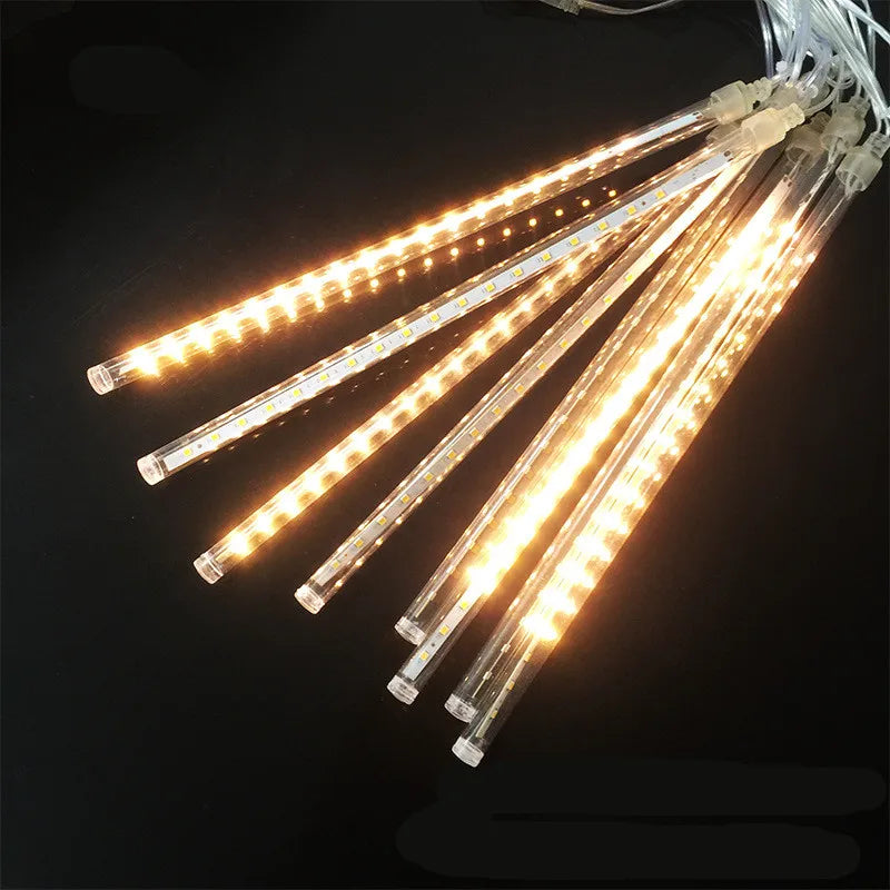 Luces LED Cascada de Lluvia - Meteoros de Navidad