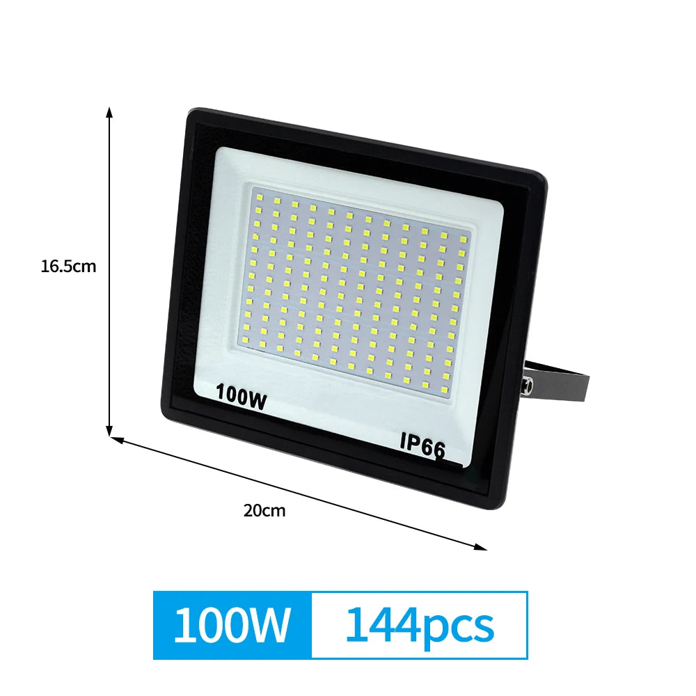 Reflector LED de Alta Potencia – 100W, 200W y 300W, IP66 Impermeable