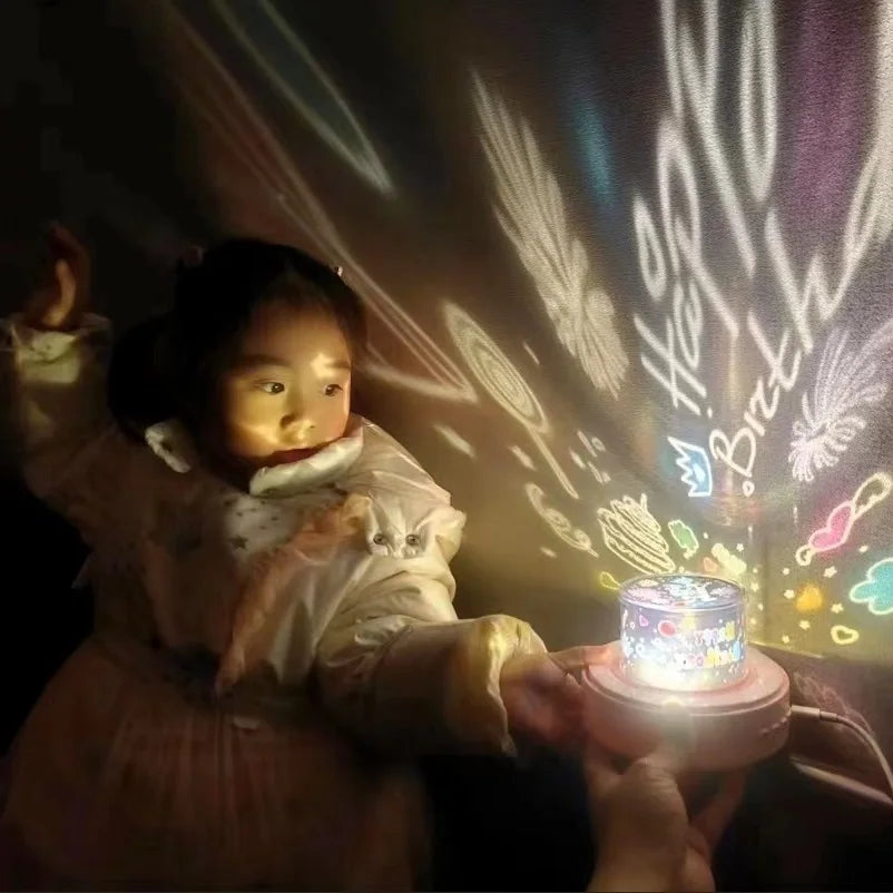 Proyector de Estrellas Infantil con Luz Nocturna LED