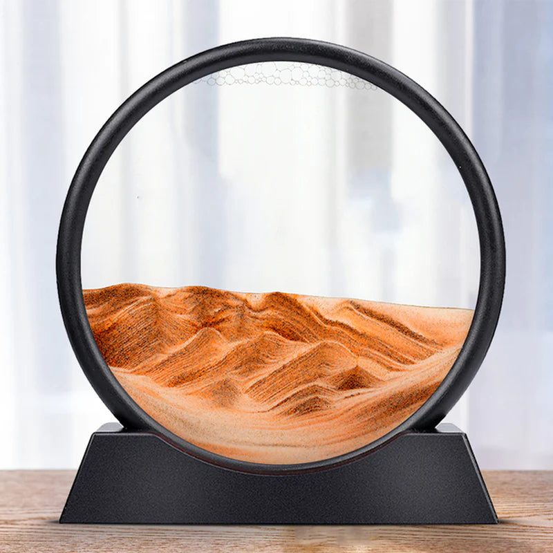 Cuadro de Arena en Movimiento 3D – Arte Relaxante y Decorativo