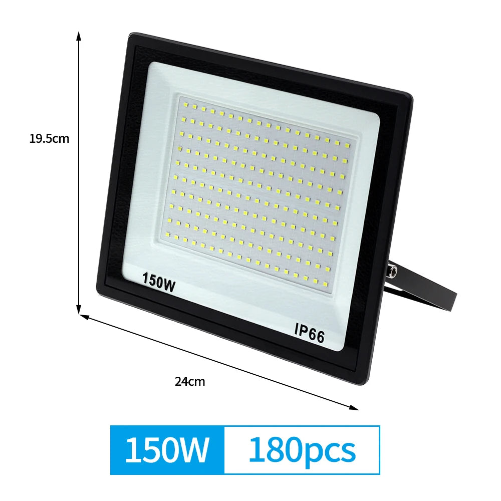 Reflector LED de Alta Potencia – 100W, 200W y 300W, IP66 Impermeable