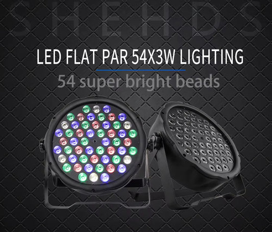 Foco LED 54x3W RGBW 