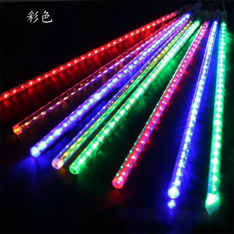 Luces LED Cascada de Lluvia - Meteoros de Navidad