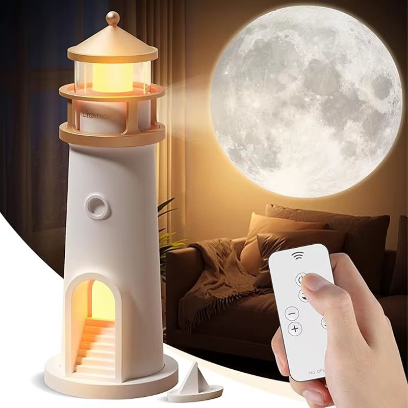 Lámpara Proyectora Luna con Altavoz Bluetooth y Control Remoto