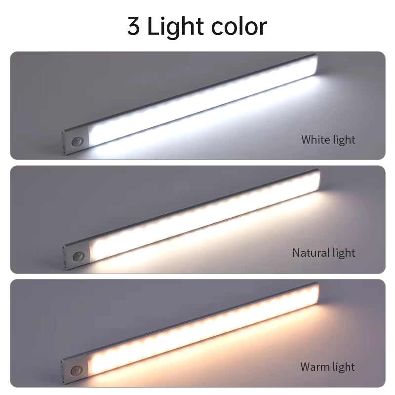 Luz LED con Sensor de Movimiento – Recargable, Inteligente y Sin Cables 