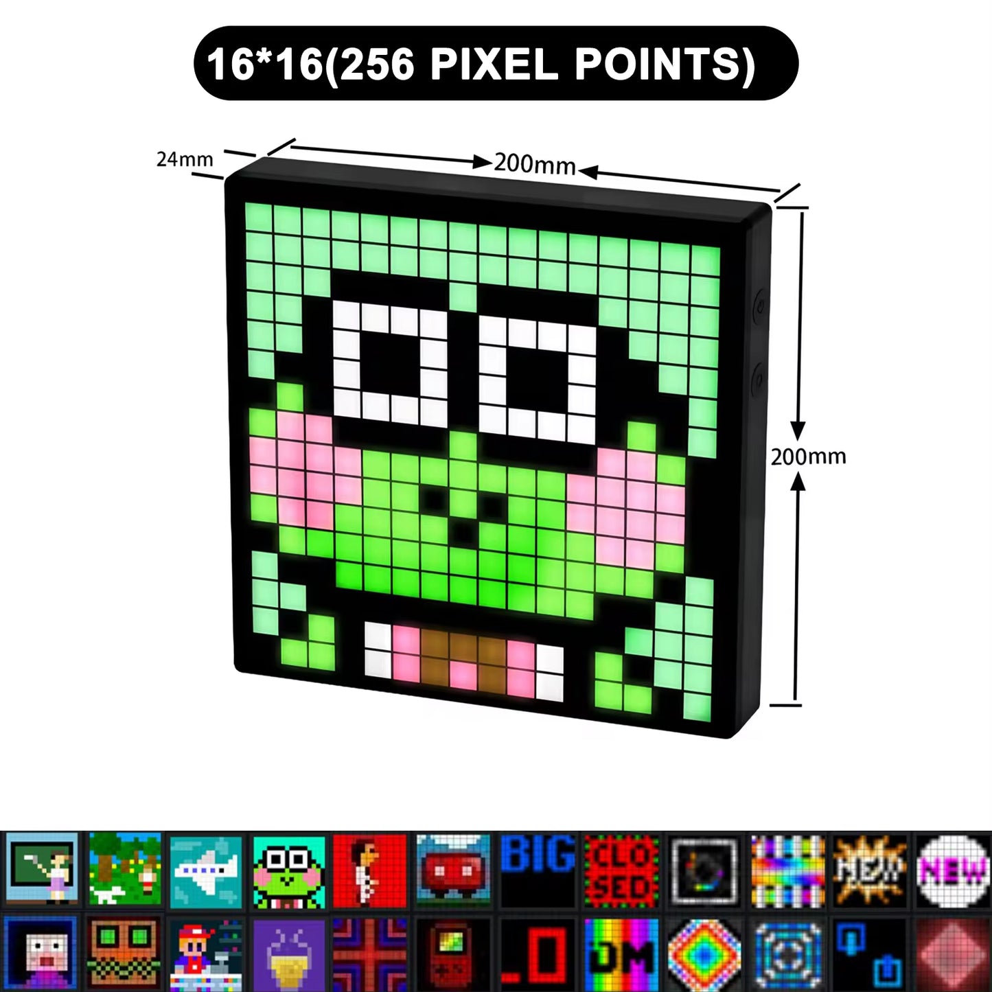 Pantalla LED Pixelada Inteligente RGB – Control Bluetooth y App DIY
