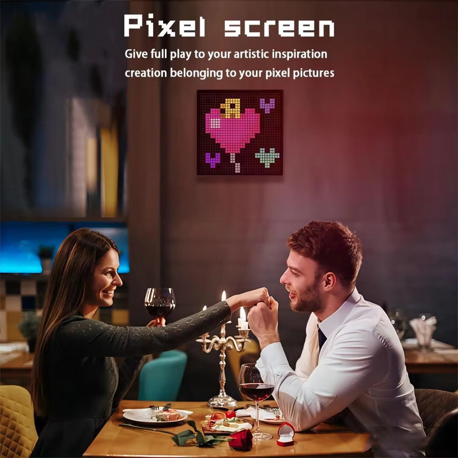 Pantalla LED Pixelada Inteligente RGB – Control Bluetooth y App DIY