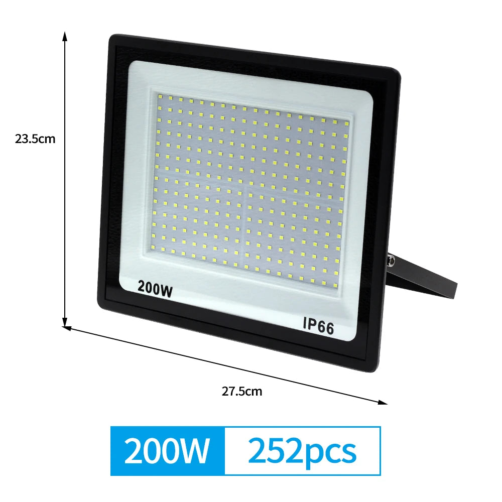 Reflector LED de Alta Potencia – 100W, 200W y 300W, IP66 Impermeable