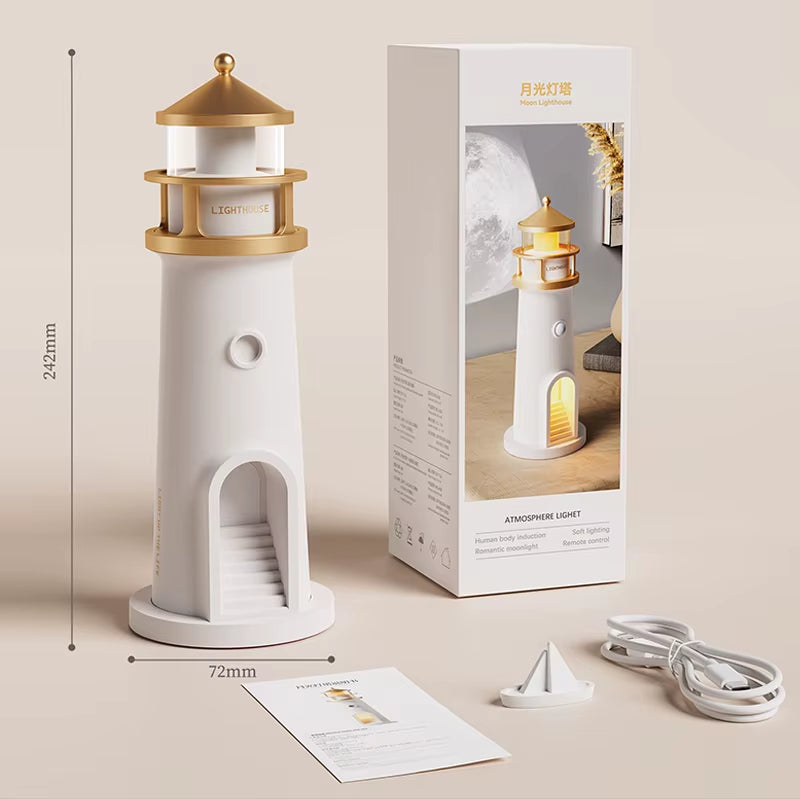 Lámpara Proyectora Luna con Altavoz Bluetooth y Control Remoto