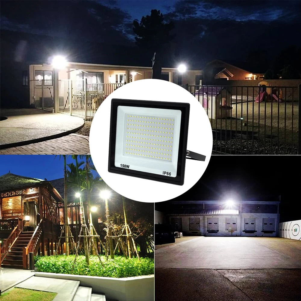 Reflector LED de Alta Potencia – 100W, 200W y 300W, IP66 Impermeable