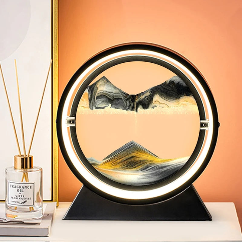Cuadro de Arena en Movimiento 3D – Arte Relaxante y Decorativo