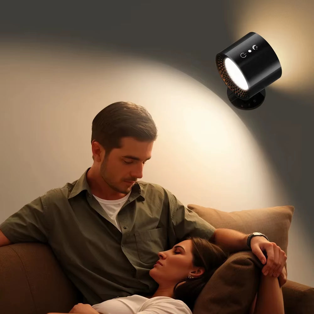  Lámpara LED de Pared con Control Táctil y Mando IR 