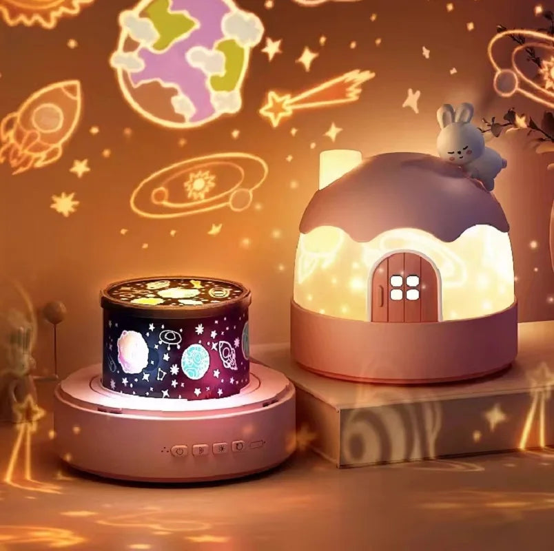 Proyector de Estrellas Infantil con Luz Nocturna LED
