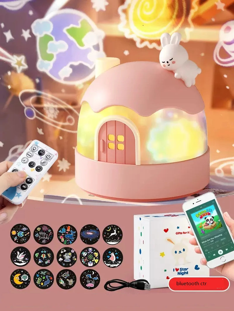 Proyector de Estrellas Infantil con Luz Nocturna LED