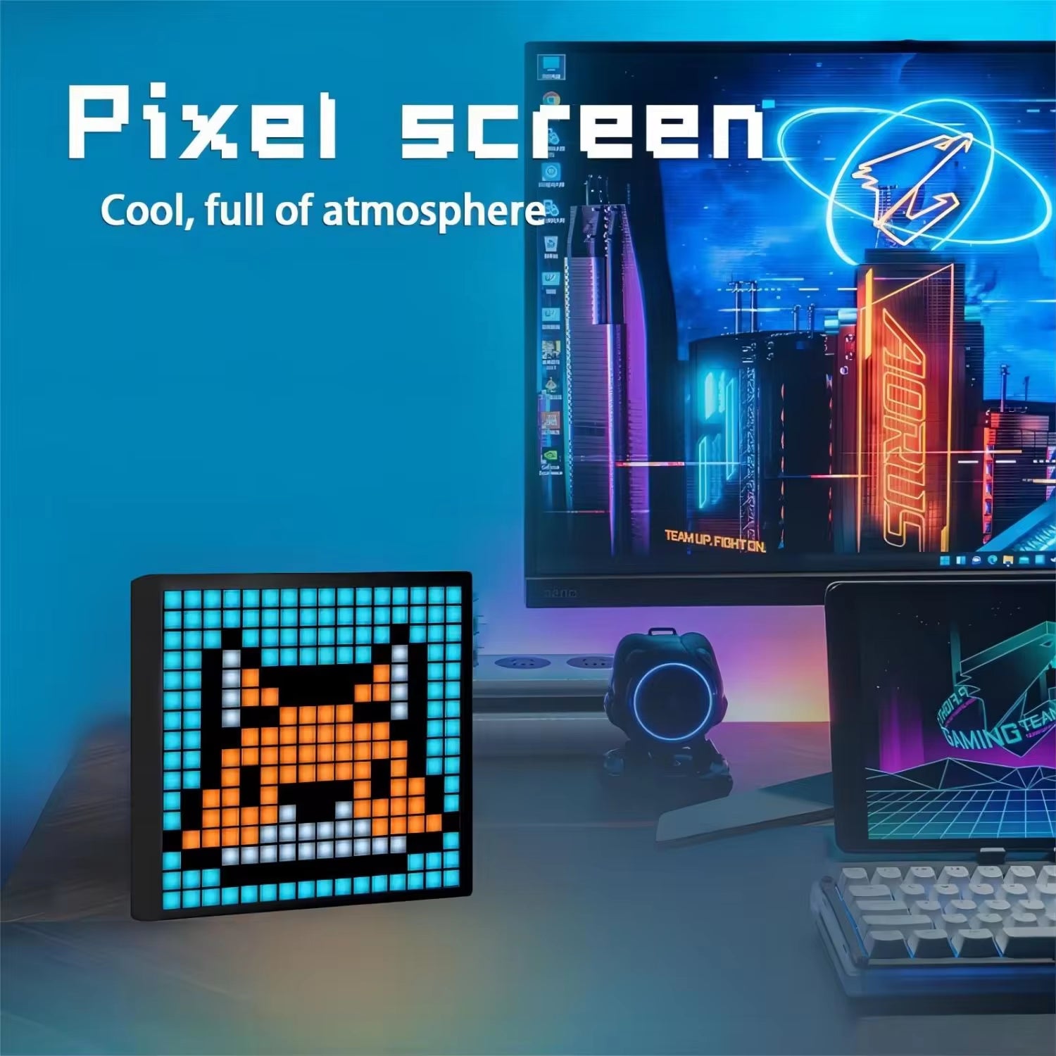 Pantalla LED Pixelada Inteligente RGB – Control Bluetooth y App DIY